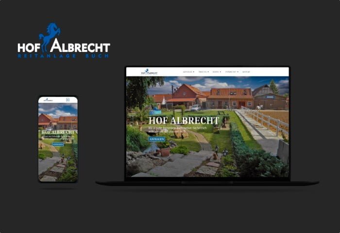 Hof Albrecht Webseite
